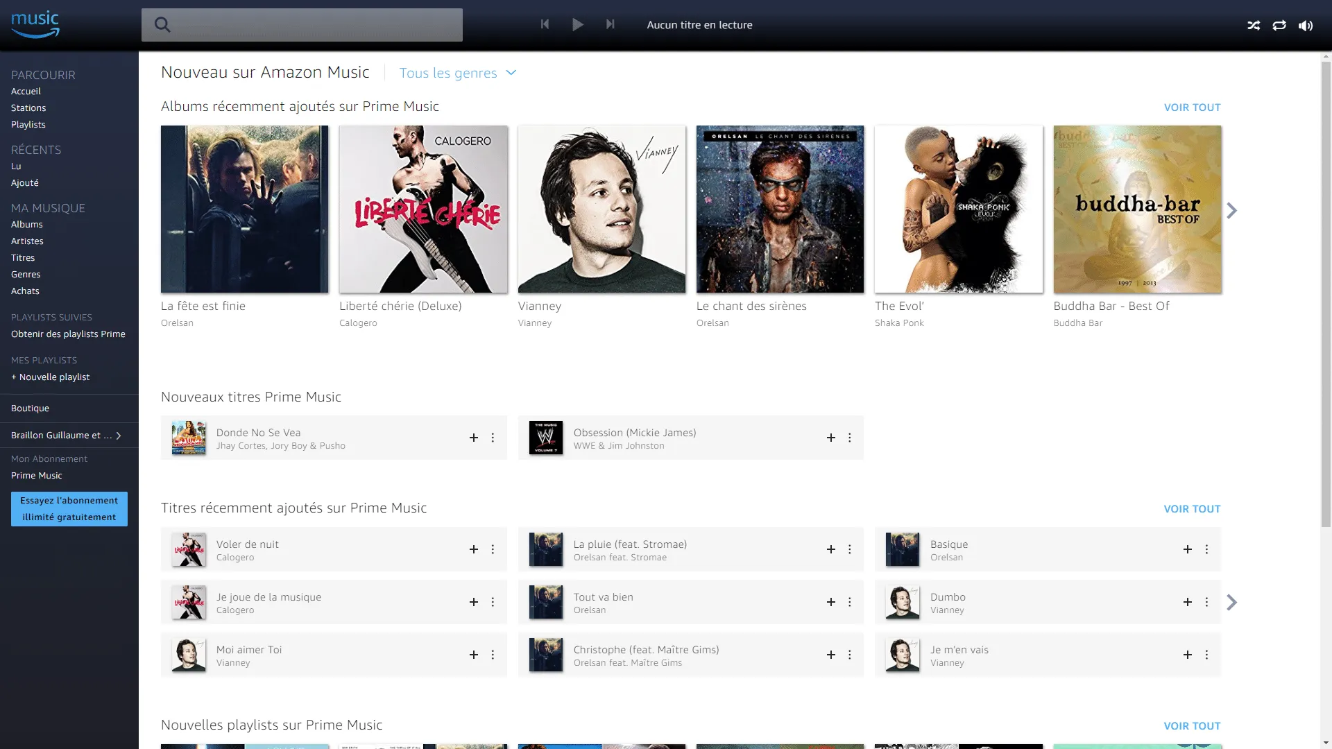 Amazon PrimeMusic