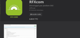 Installation Plugin RFXcom et volets Somfy RTS